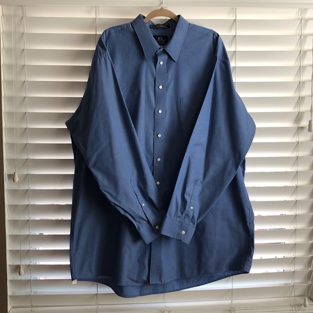 Stafford Wrinkle Free Oxford Men’s Dress Shirt